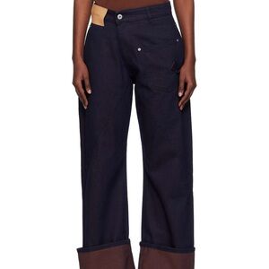 JW ANDERSON
Navy Turn Up Twisted Workwear Jeans
